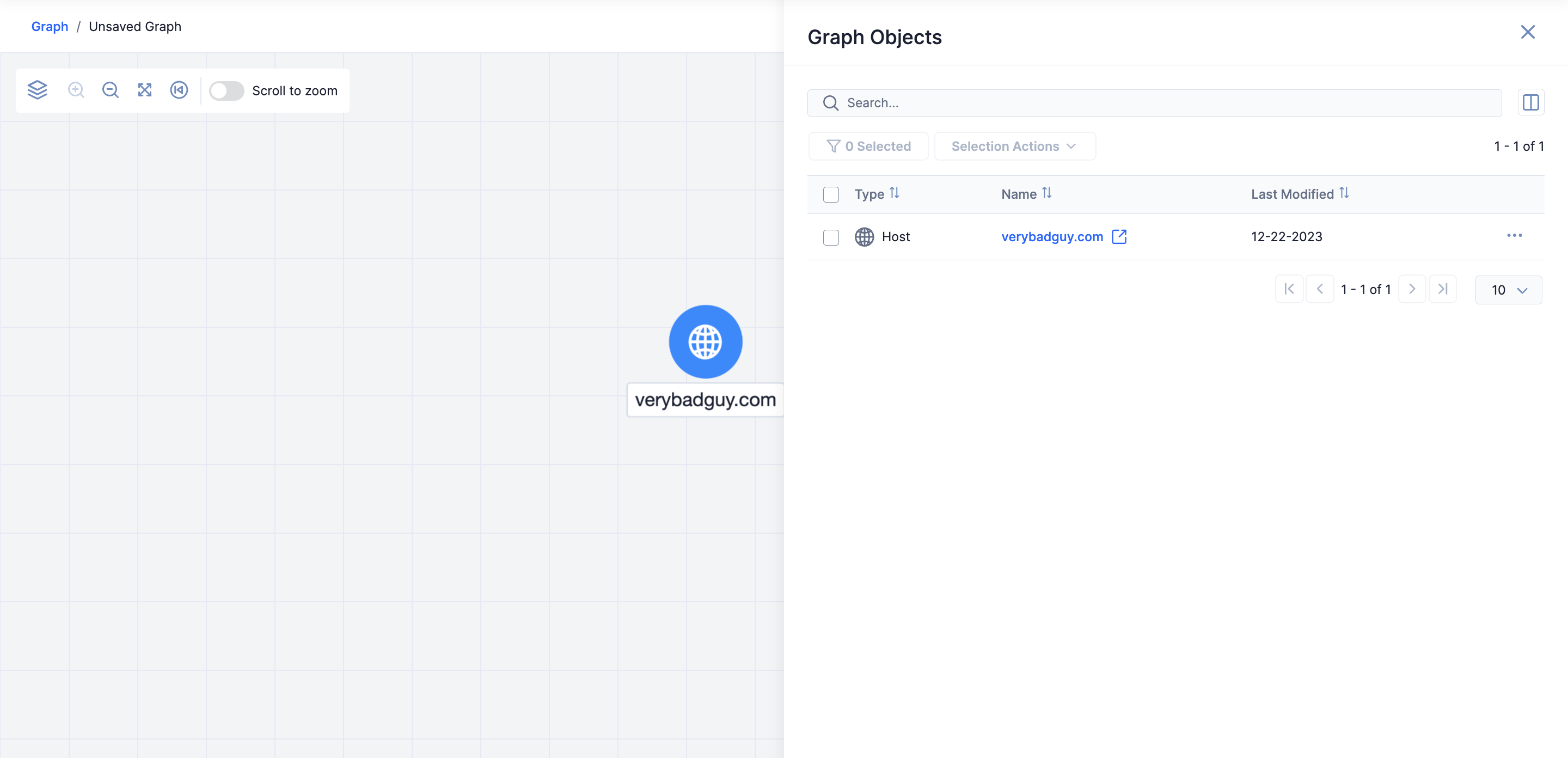 Figure 1_Viewing an Object in Threat Graph_7.7.0