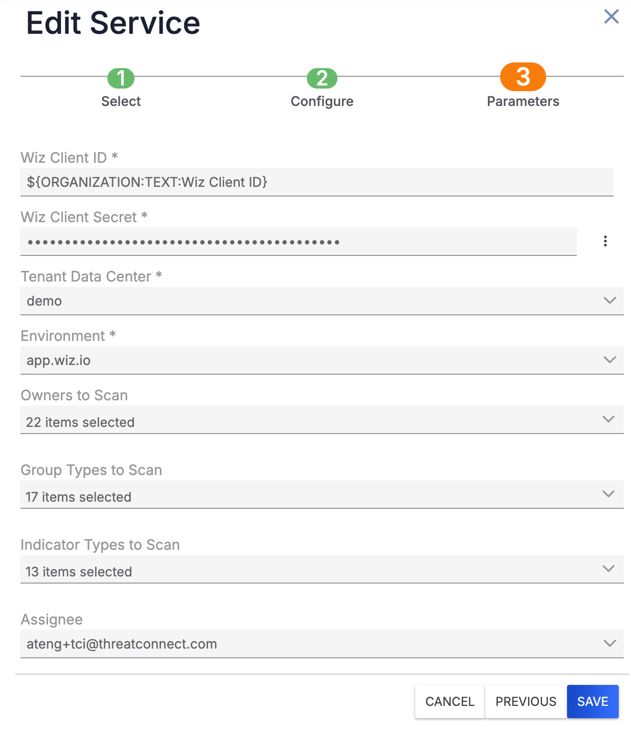 Figure 1_Wiz Cloud Security Intelligence Engine Integration User Guide_Software Vesrion 1.0.0