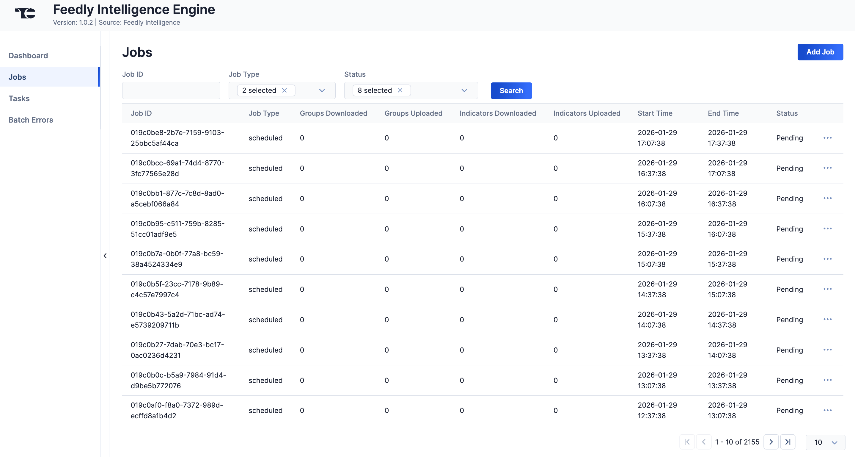 Figure 2_Feedly Intelligence Engine Integration User Guide_Software Version 1.0.2