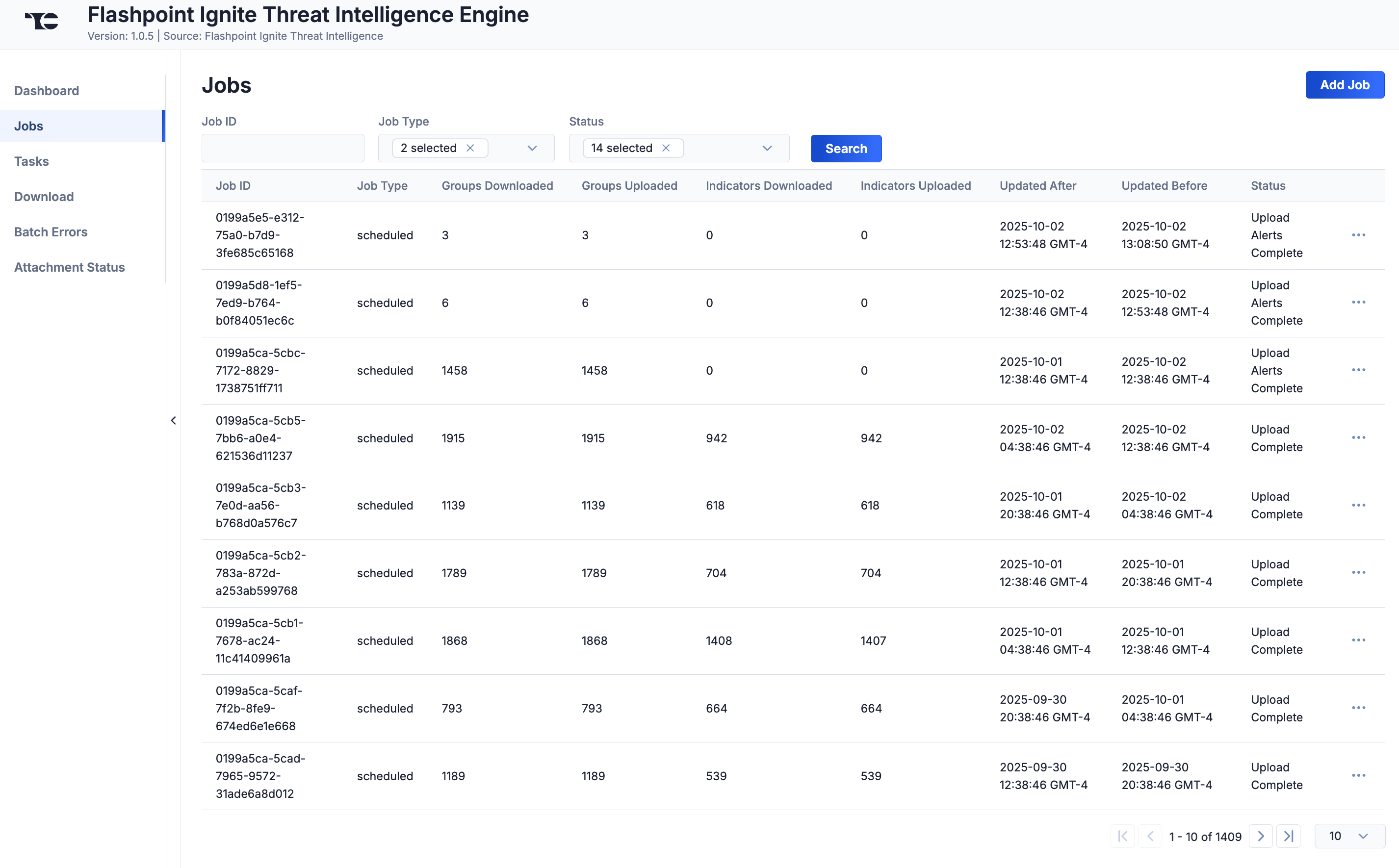 Figure 2_Flashpoint Ignite Threat Intelligence Engine Integration User Guide_Software Version 1.0.5