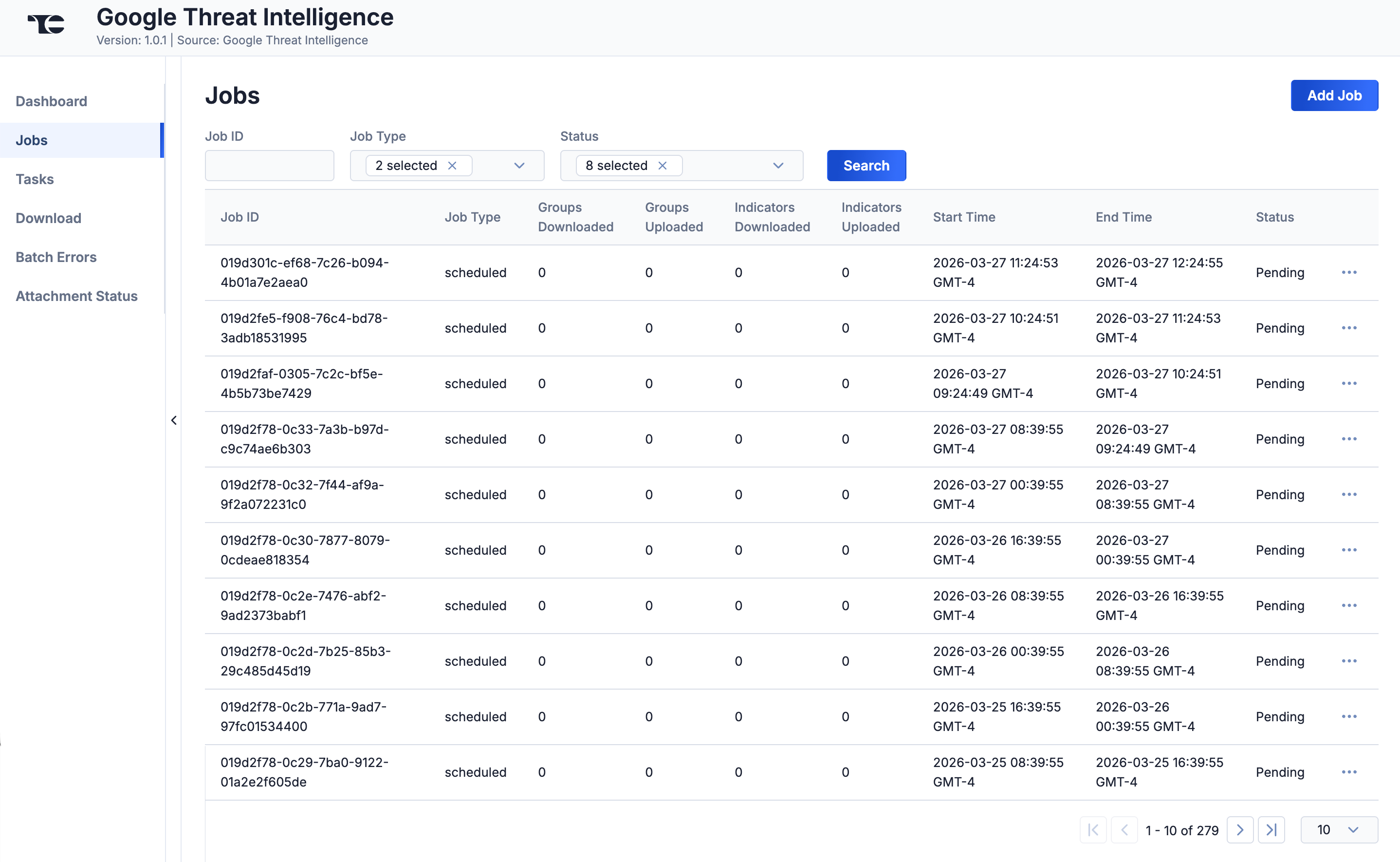 Figure 2_Google Threat Intelligence Integration User Guide_Software Version 1.0.1