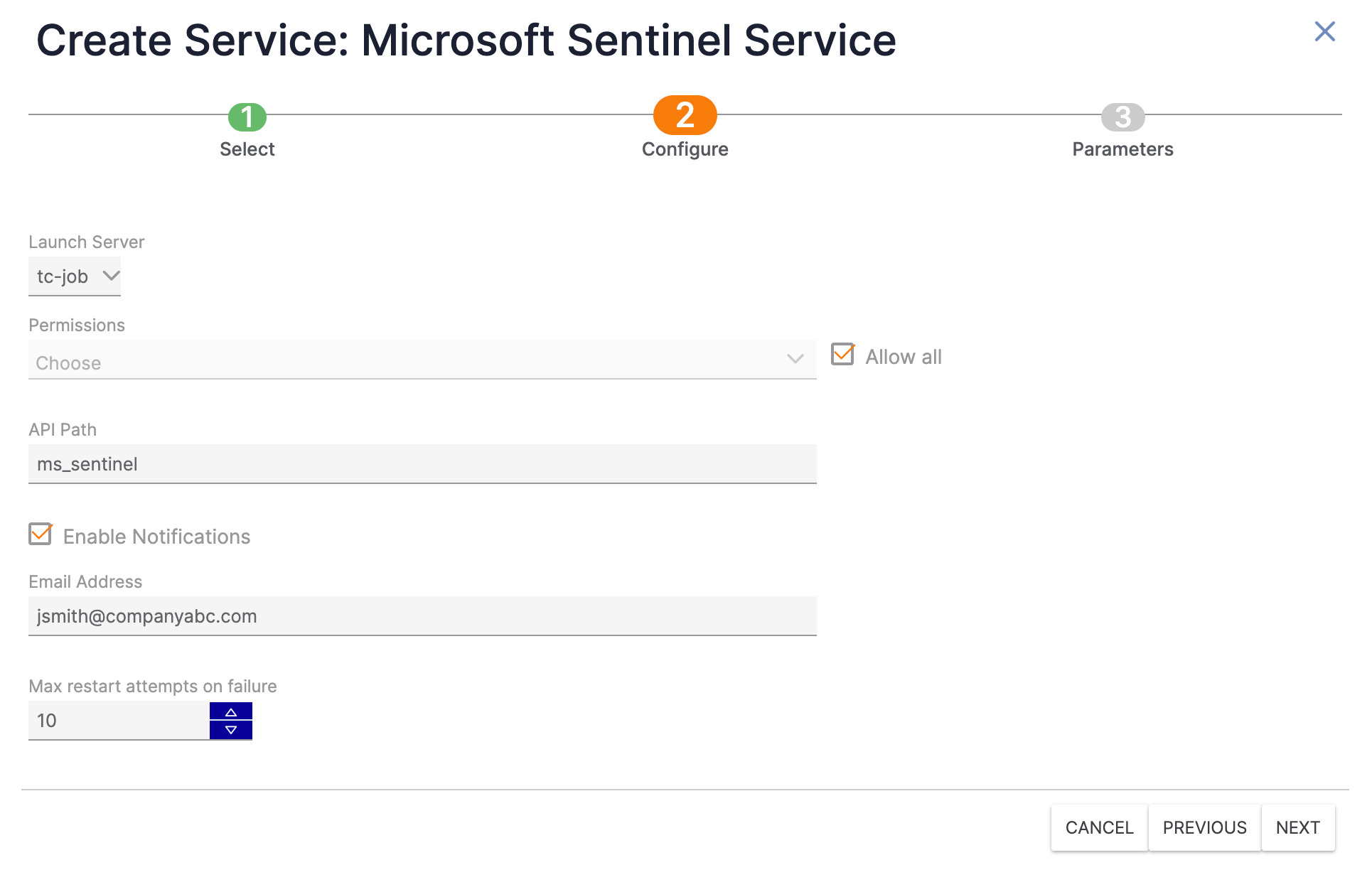 Figure 2_Microsoft Sentinel Integration User Guide_Software Version 1.0_02A