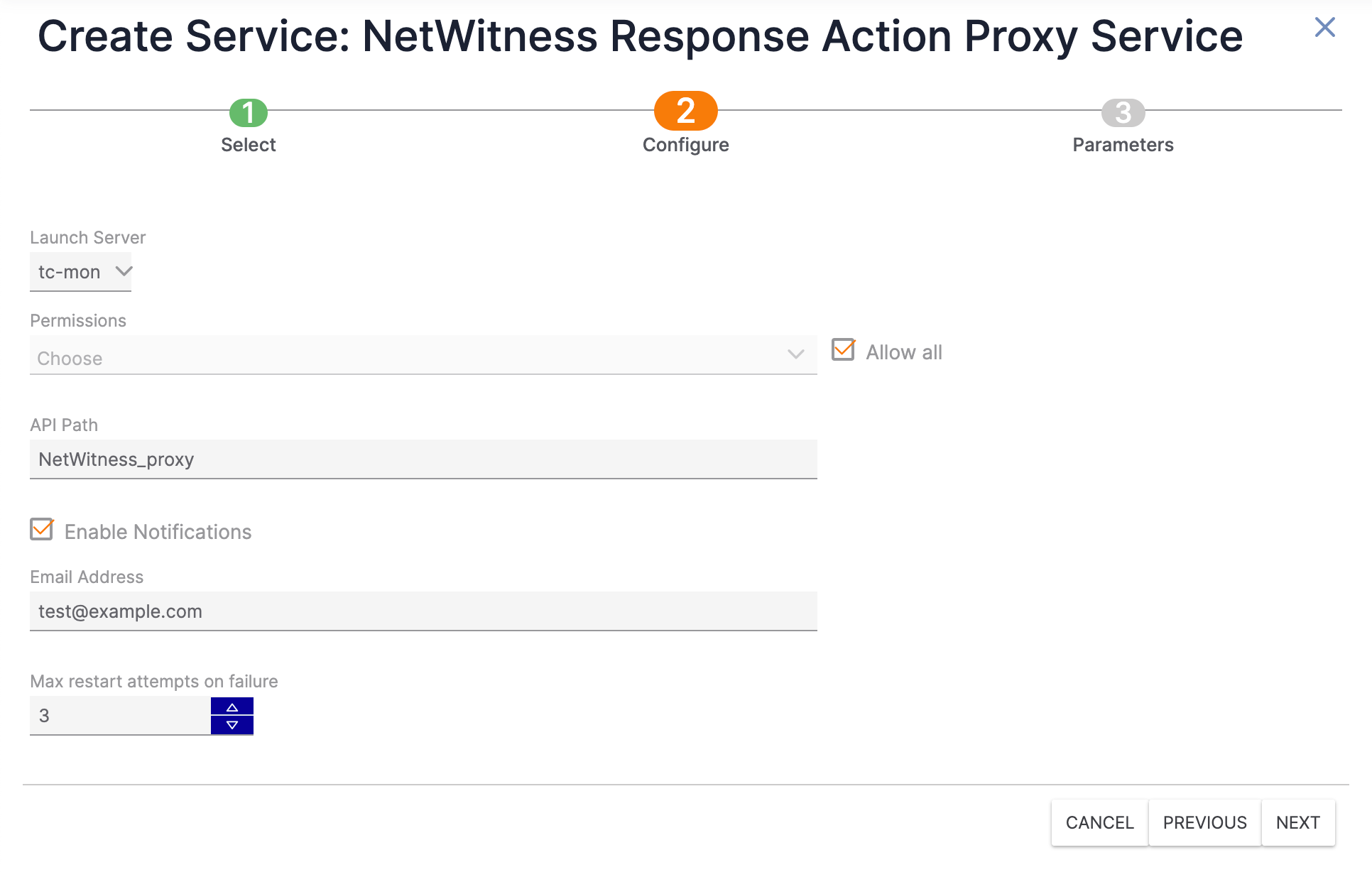 Figure 2_NetWitness Response Action Proxy With CrowdStrike Falcon Insight User Guide_Software Version 1.0