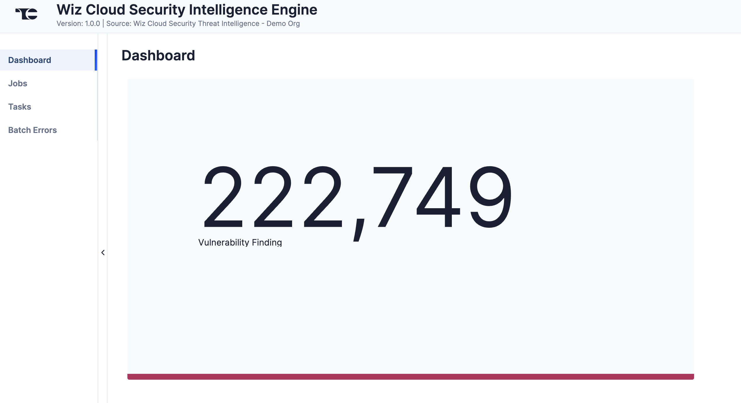 Figure 2_Wiz Cloud Security Intelligence Engine Integration User Guide_Software Vesrion 1.0.0