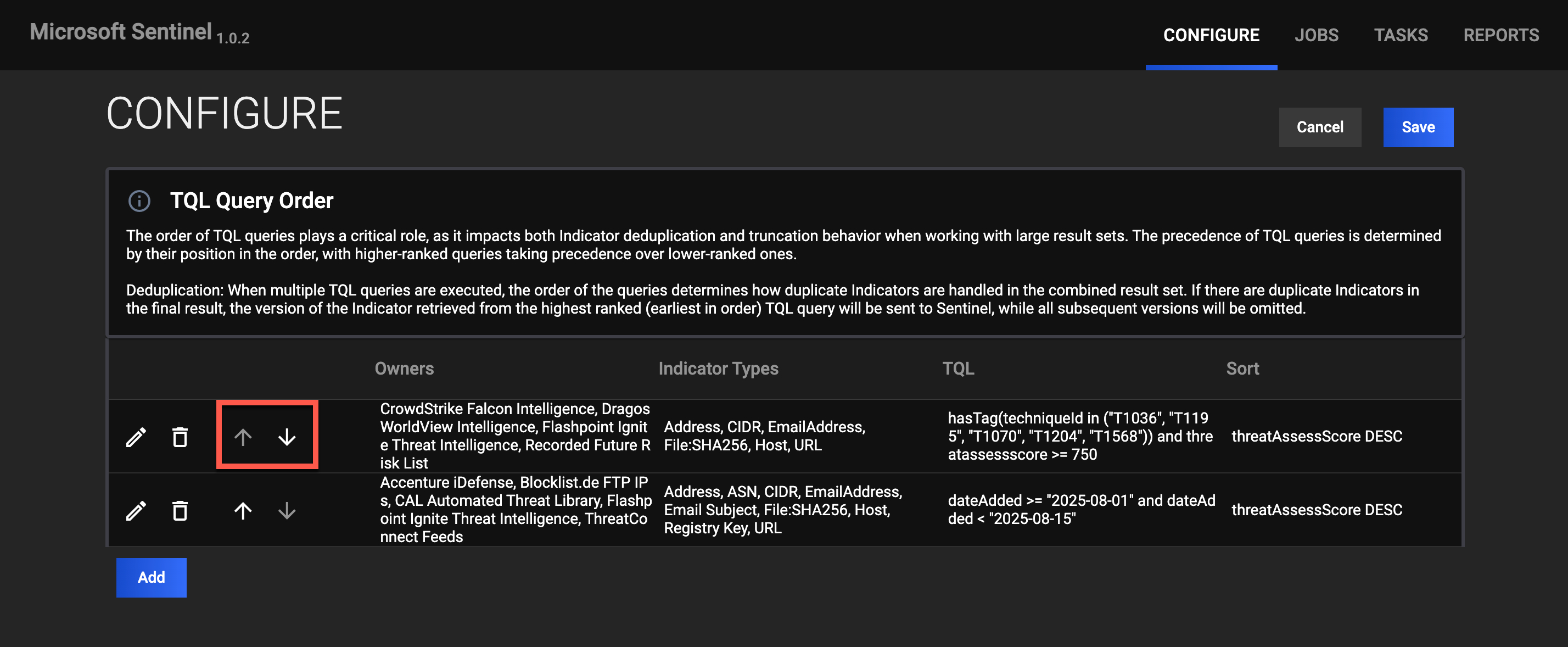 Figure 5_Microsoft Sentinel Integration User Guide_Software Version 1.0.2