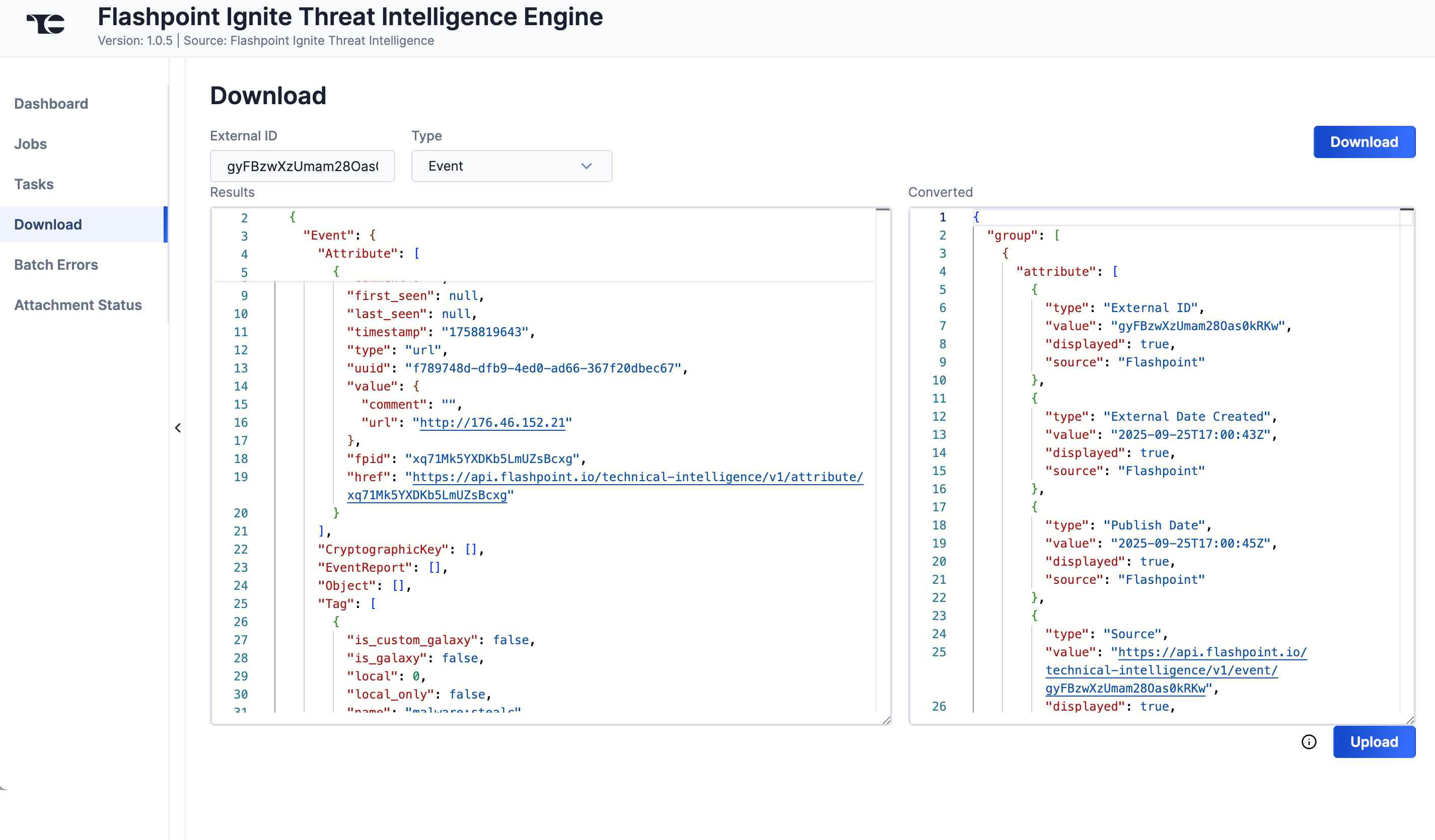 Figure 6_Flashpoint Ignite Threat Intelligence Engine Integration User Guide_Software Version 1.0.5