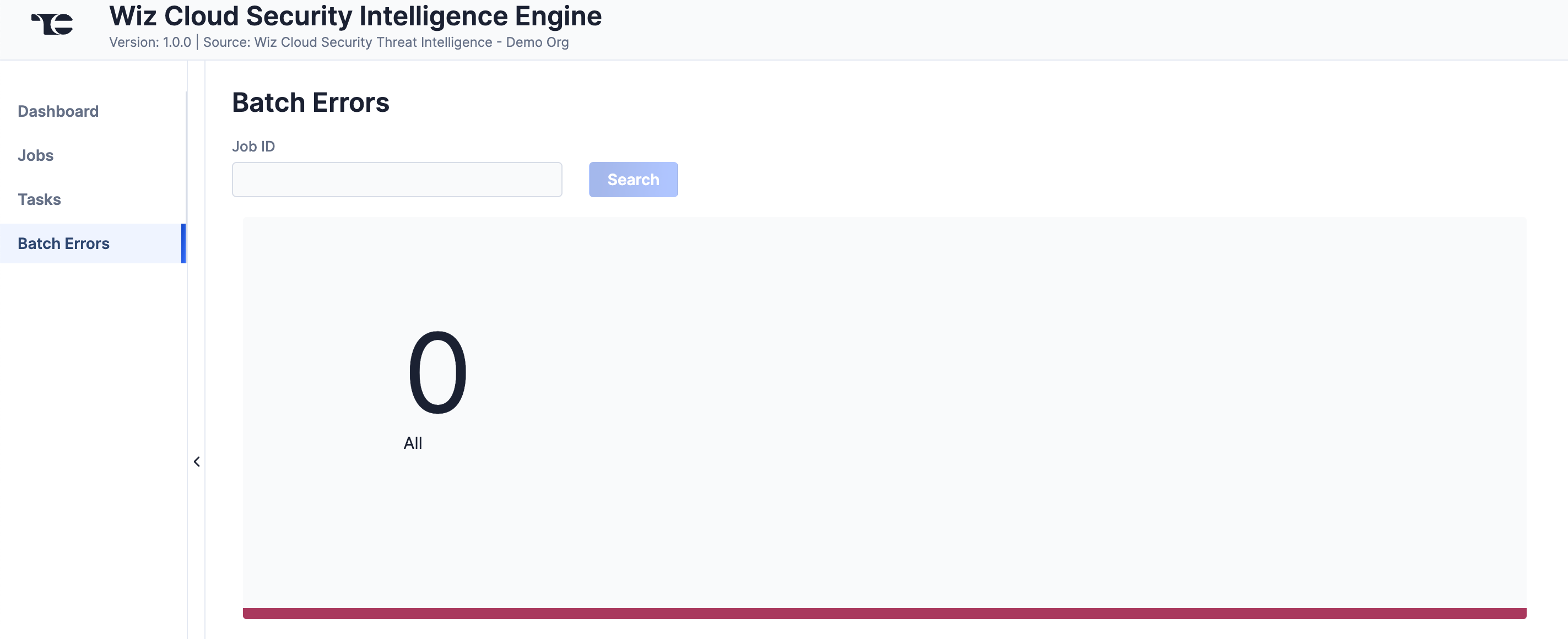 Figure 6_Wiz Cloud Security Intelligence Engine Integration User Guide_Software Vesrion 1.0.0