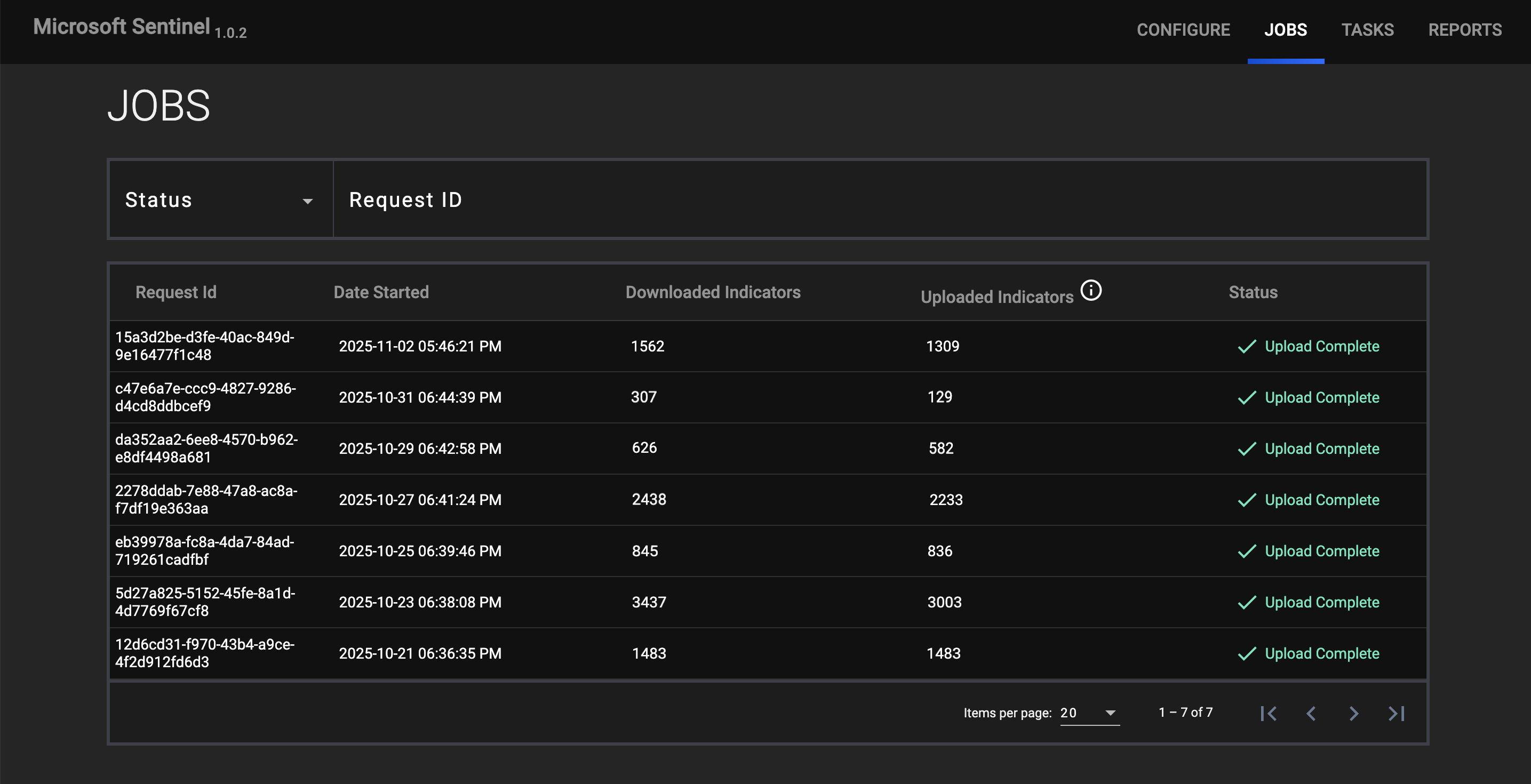 Figure 7_Microsoft Sentinel Integration User Guide_Software Version 1.0.2