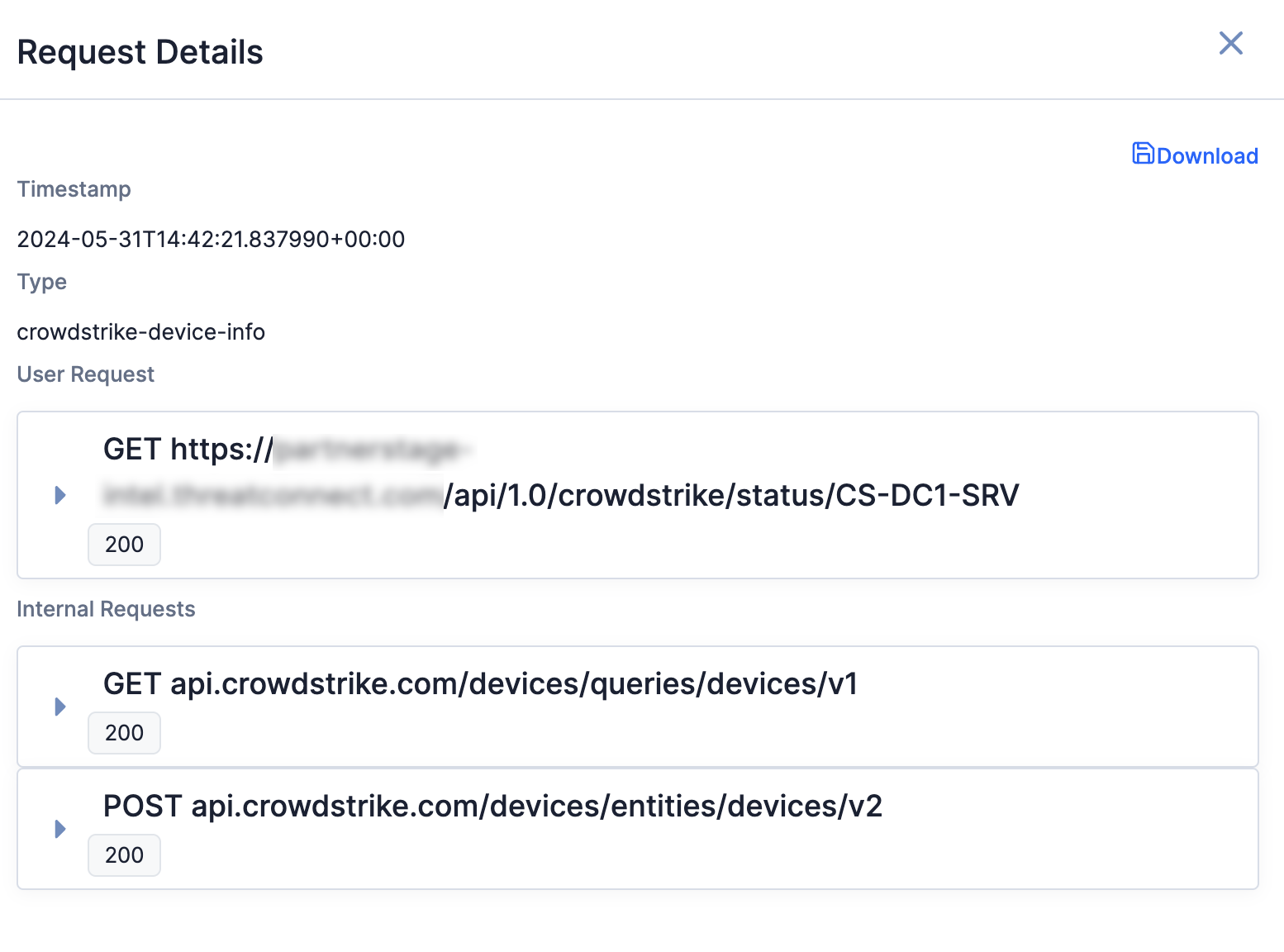 Figure 7_NetWitness Response Action Proxy With CrowdStrike Falcon Insight User Guide_Software Version 1.0