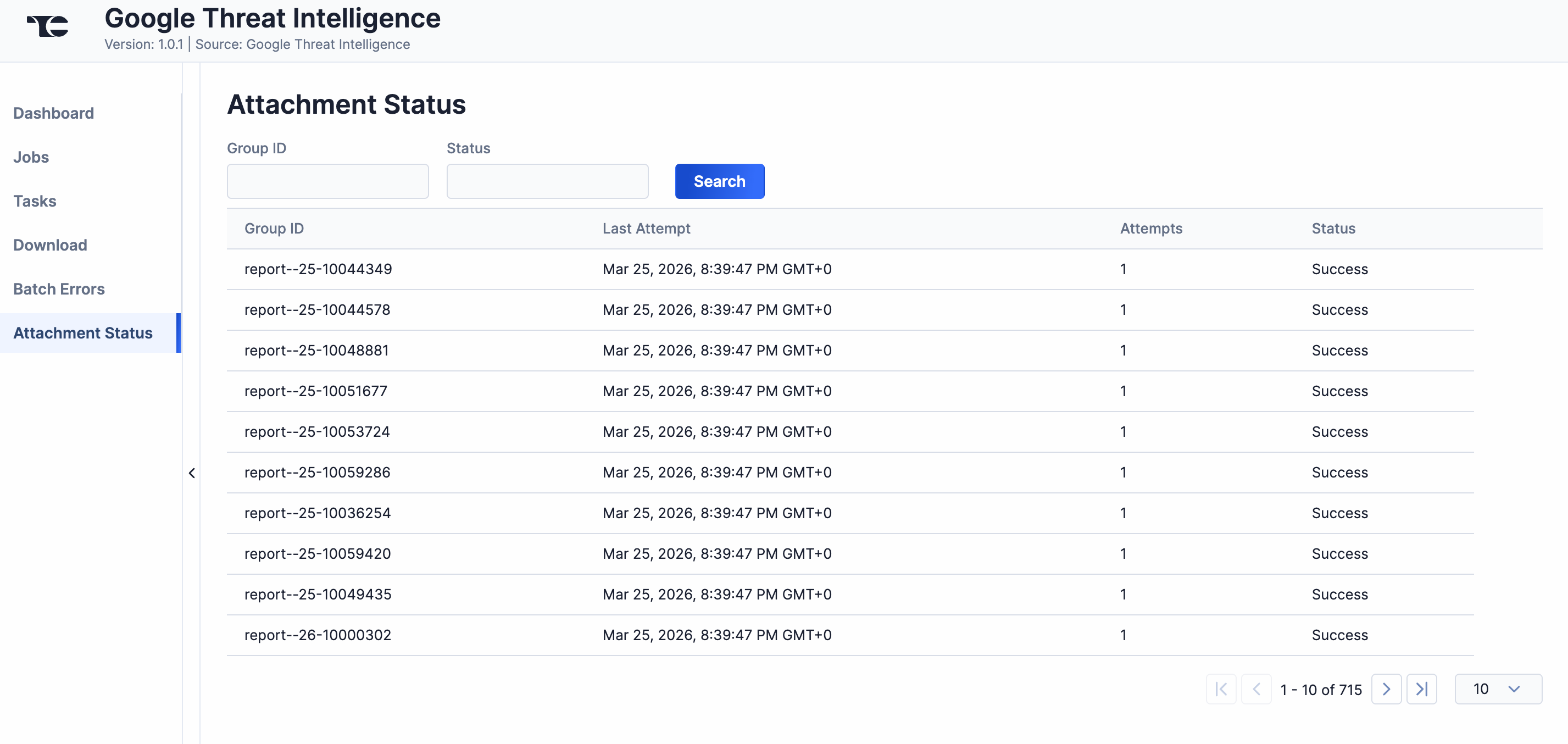 Figure 8_Google Threat Intelligence Integration User Guide_Software Version 1.0.1