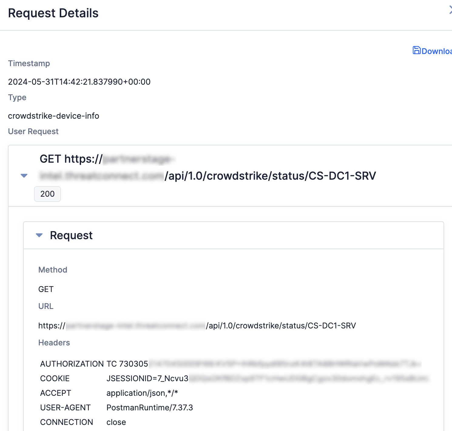 Figure 8_NetWitness Response Action Proxy With CrowdStrike Falcon Insight User Guide_Software Version 1.0