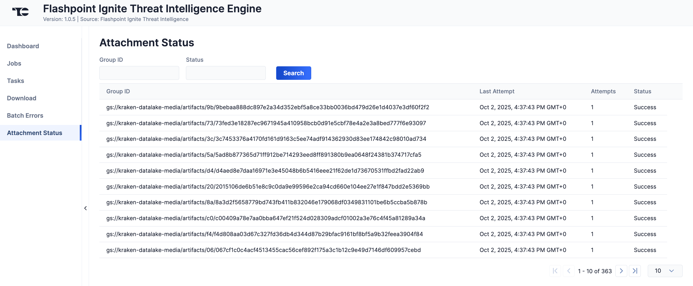 Figure 9_Flashpoint Ignite Threat Intelligence Engine Integration User Guide_Software Version 1.0.5