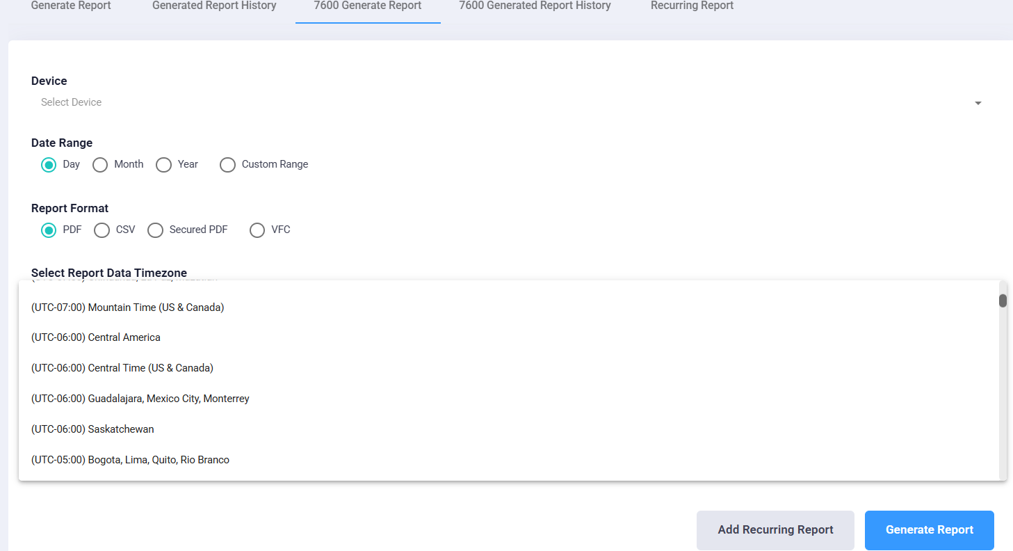 Monitoring Reports