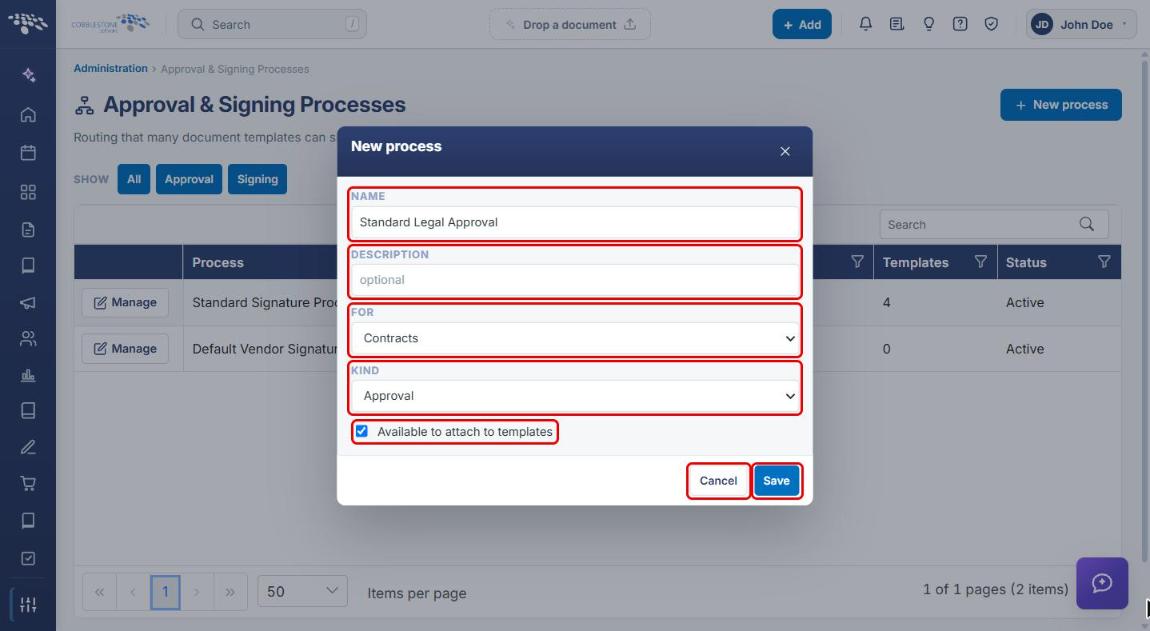 New process window