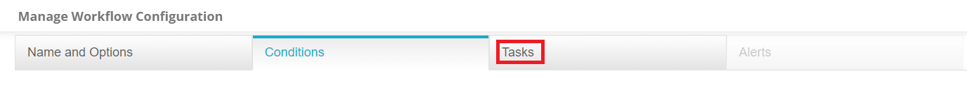 Click Tasks to get to Add Screen for Tasks