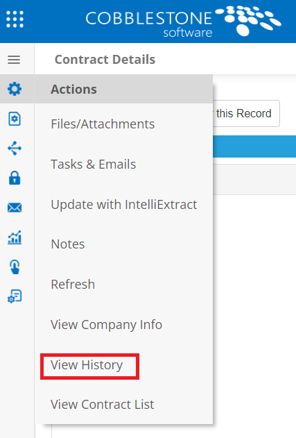 Individual Record View History