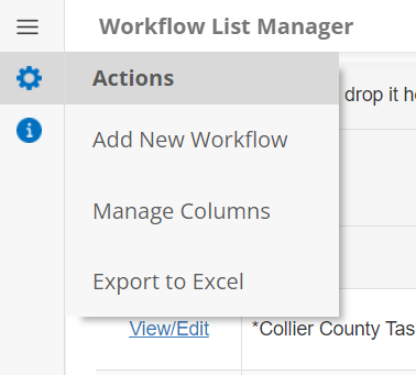 Add New Workflow