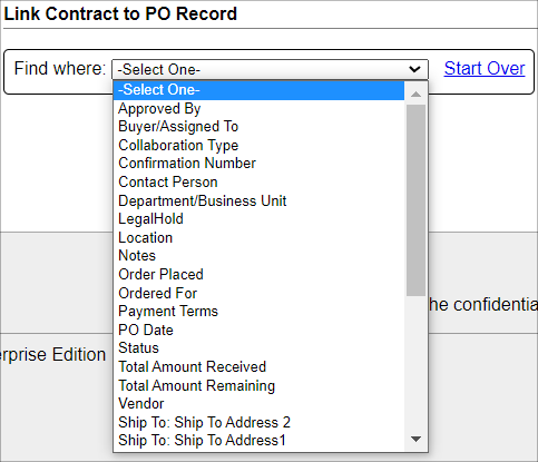 Use Find Where to narrow down the record you are looking for