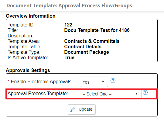 Approval Process Template