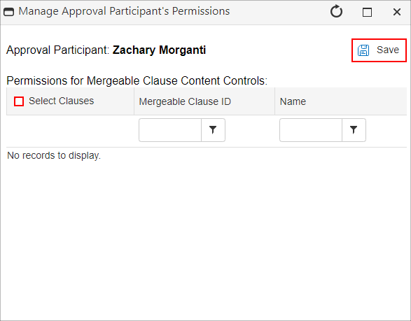 Manage Participant Permissions