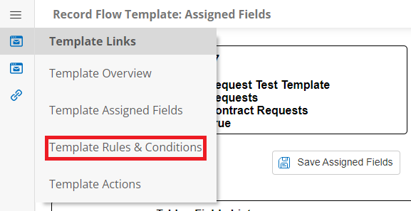 Template Rules & Conditions