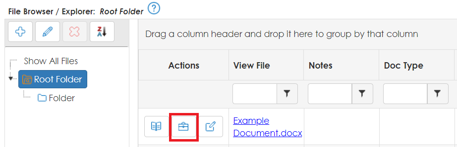 File Attachment, Toolbox