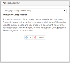 Paragraph Categorization