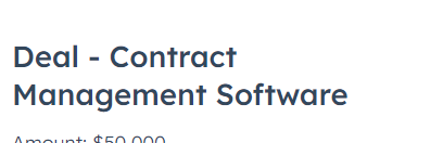 Deal - Contract Management Software