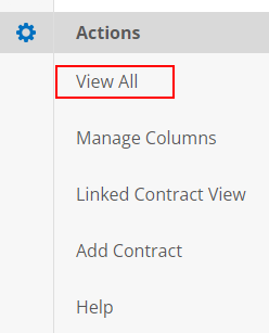 Click Manage Columns to modify returned field results