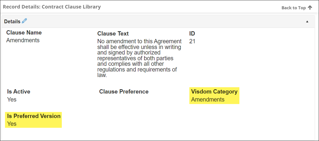 Preferred Version option to Yes and select a Visdom Category