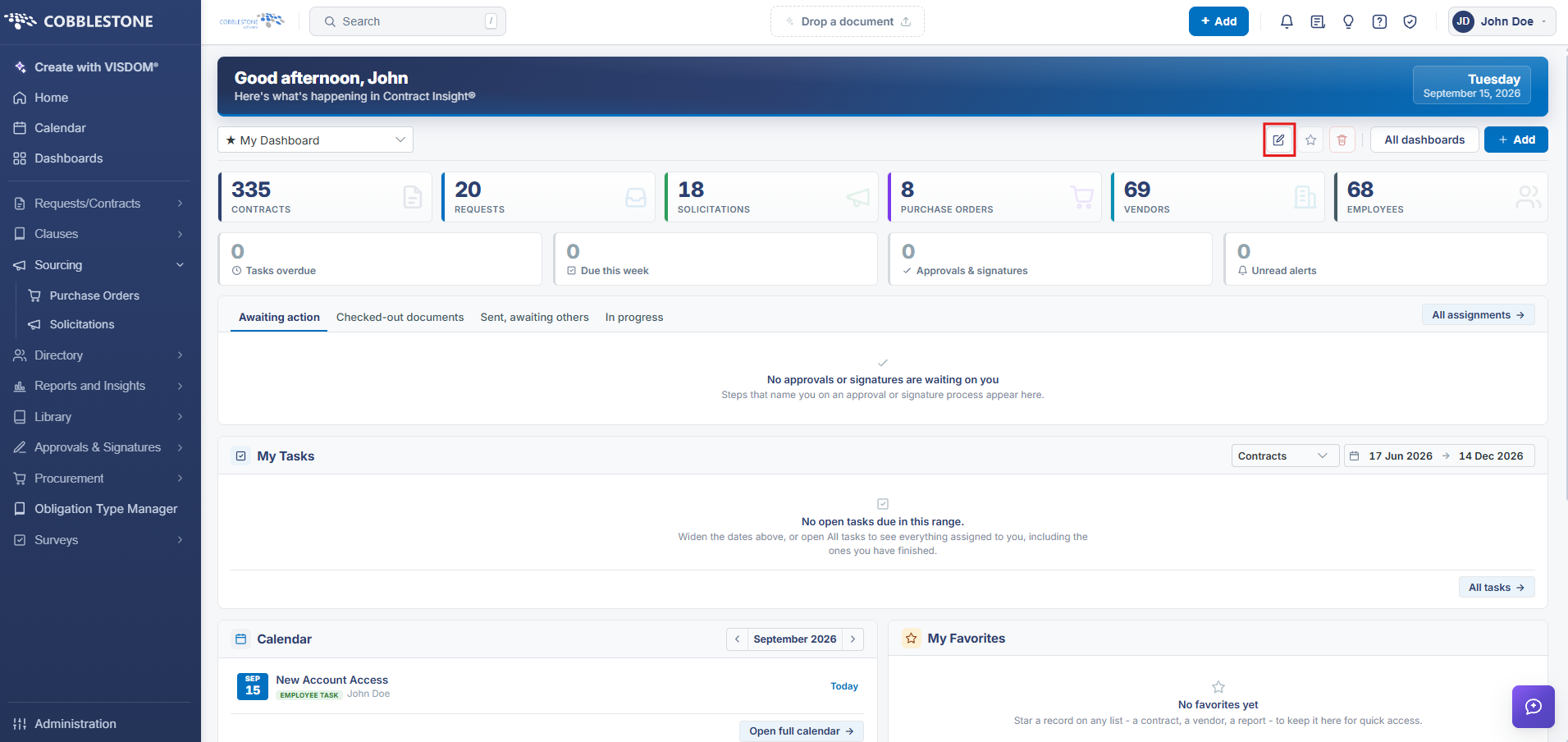 Dashboard Customizer