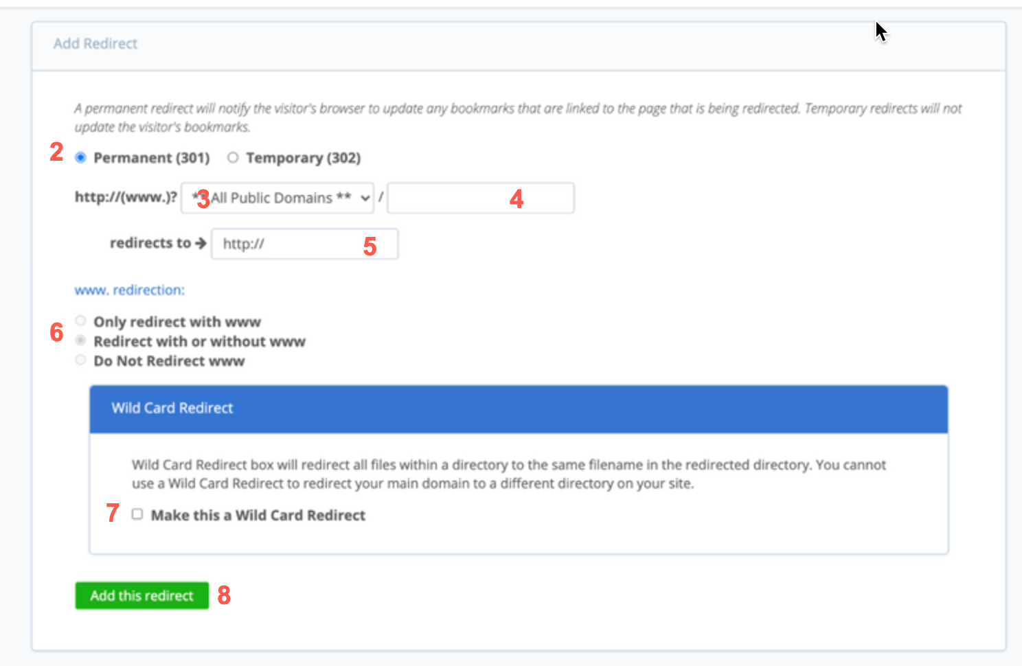 BlueHost Domain Forwarding