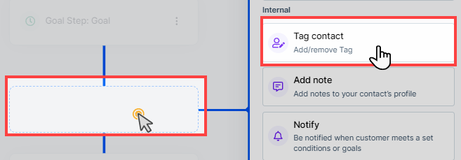 Add Tag Contact Step