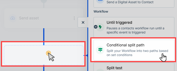 Adding Conditional Split Path