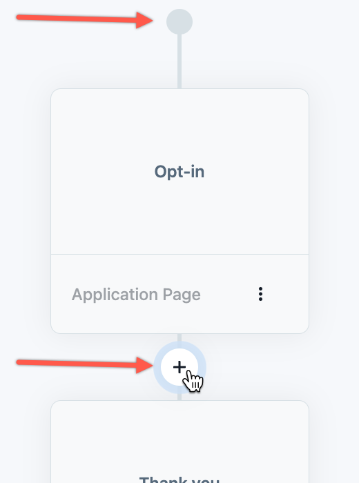 Funnel Workflow Editor.