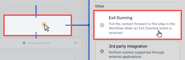 Add Exit Dunning Step