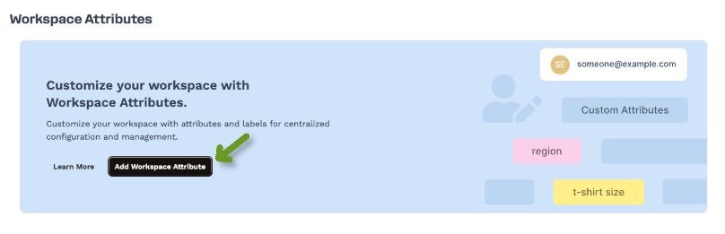 Customize your workspace by adding attributes and labels for better management.