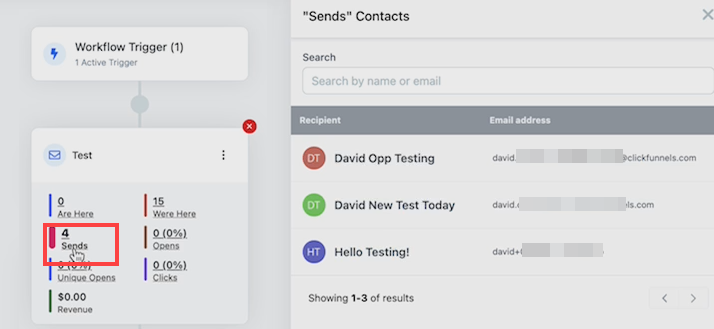 Contacts Widget