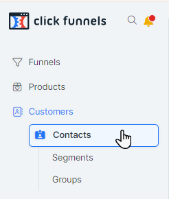 Contacts Menu