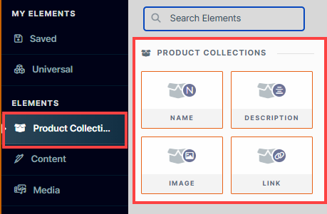 Advanced Product Collection Elements