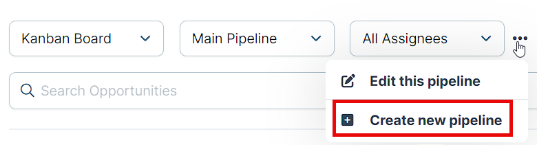 create new pipeline