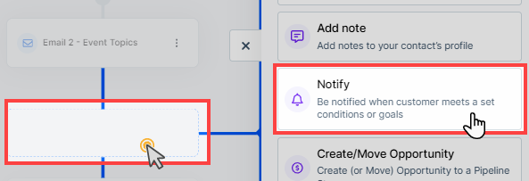 Add Notify Step