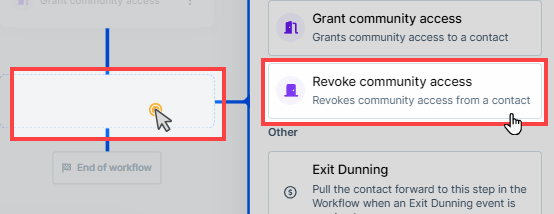 Add Revoke Community Access Step