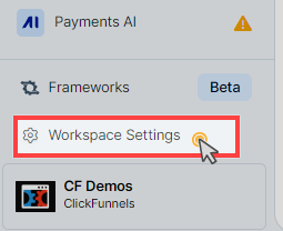 Workspace Settings