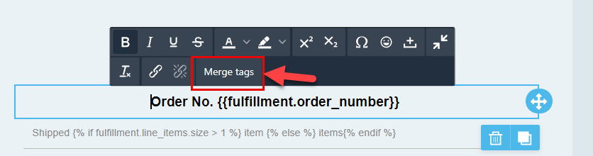 Merge Tags