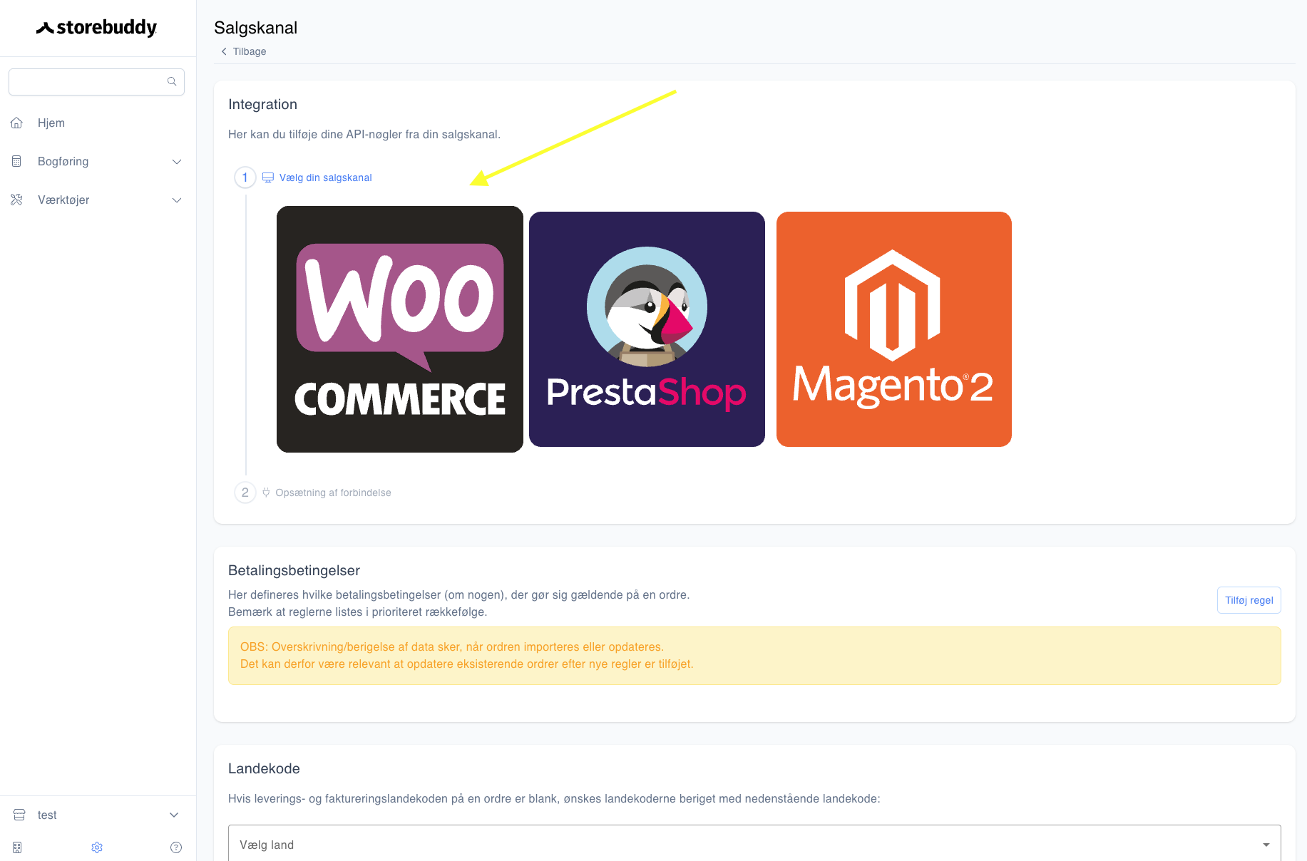Integration til WooCommerce