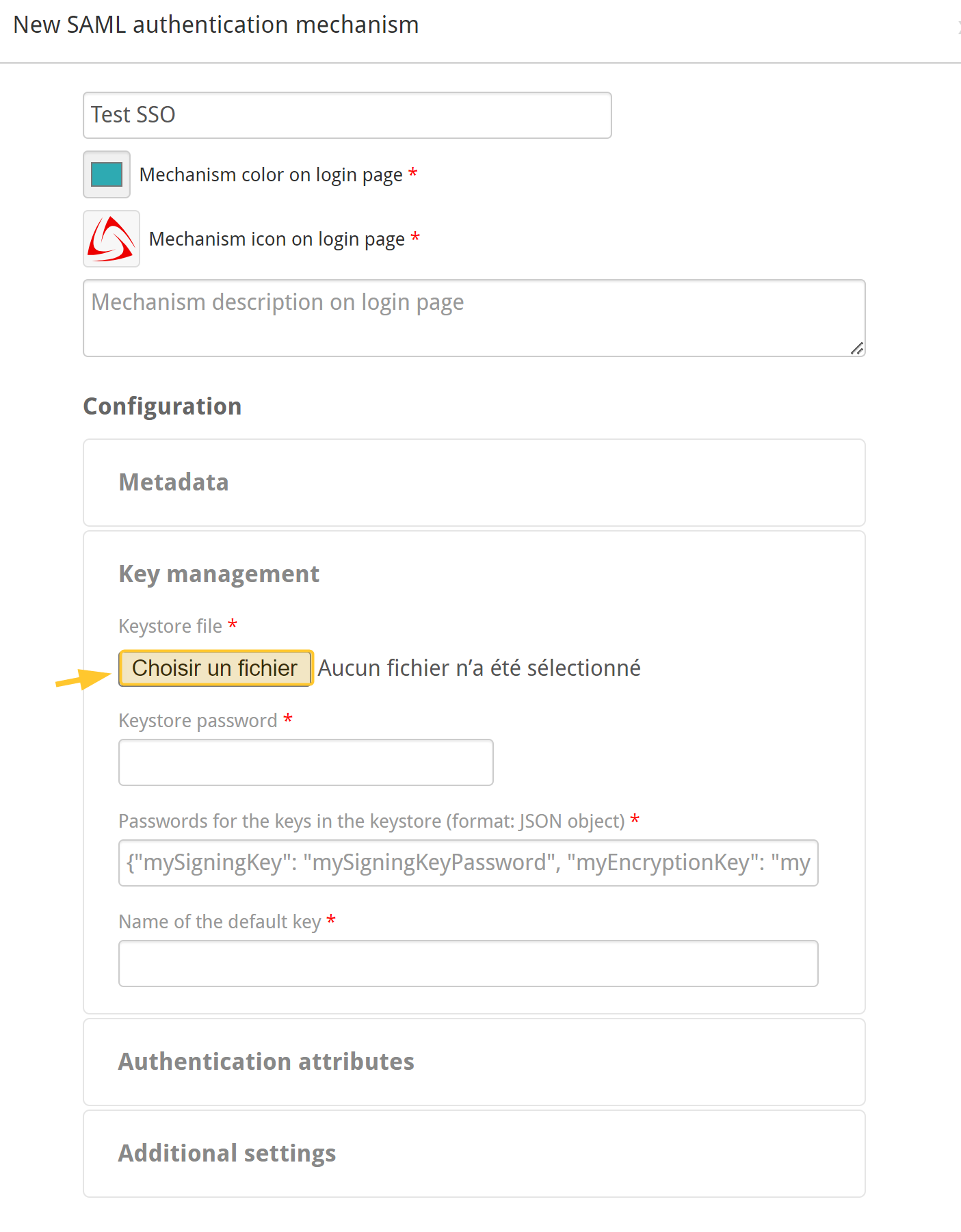 SSO - Key management 1