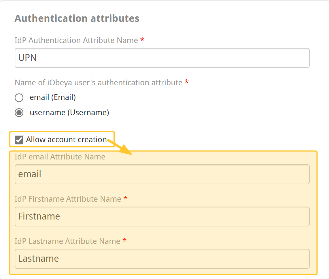 SSO - authentication attributes 4