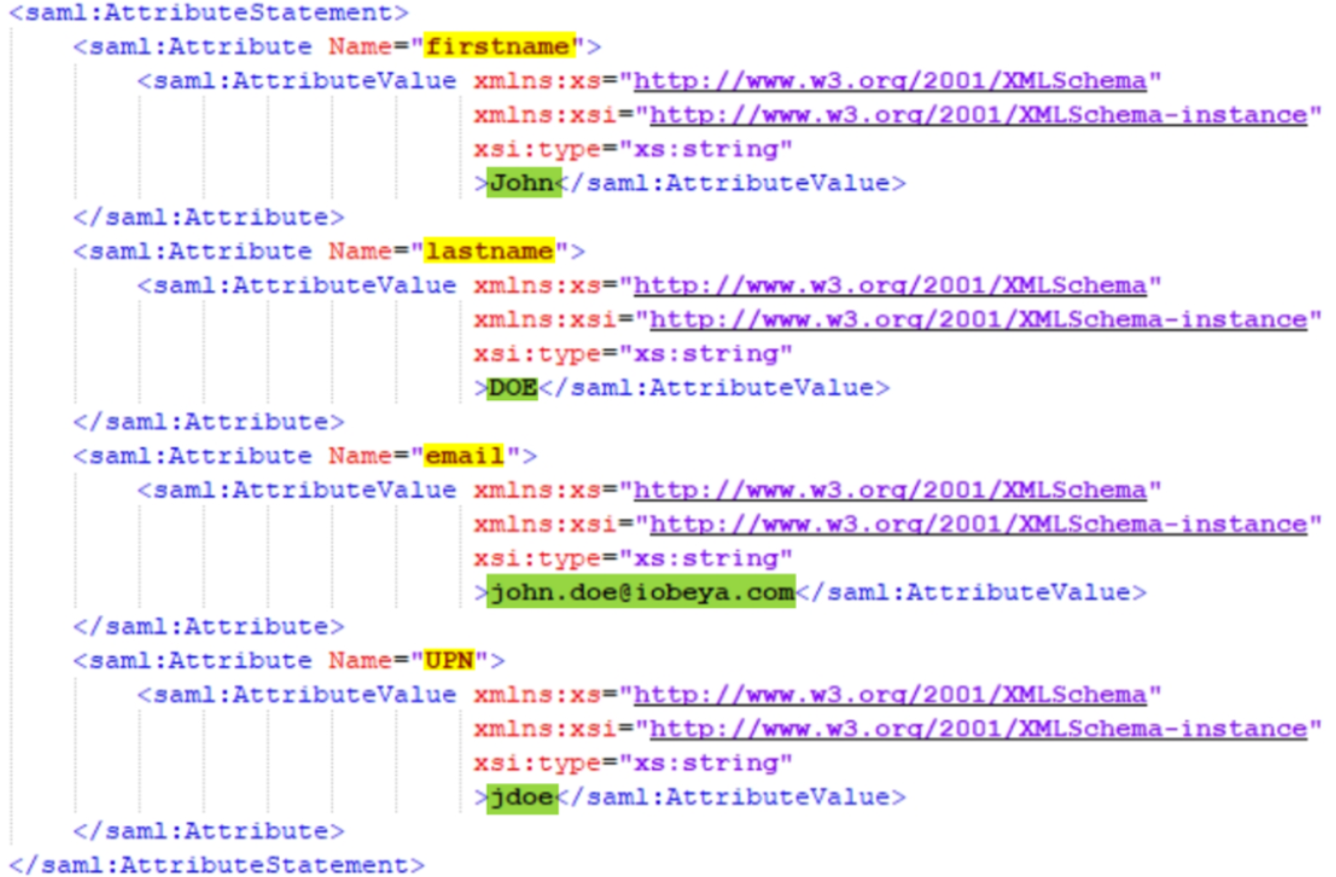 SSO - authentication attributes 3