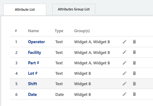 Attribute Manager Button